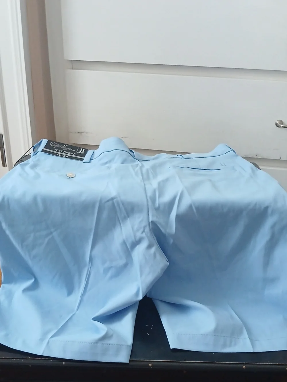 Walter Hagen Men's Light Blue Performance Shorts